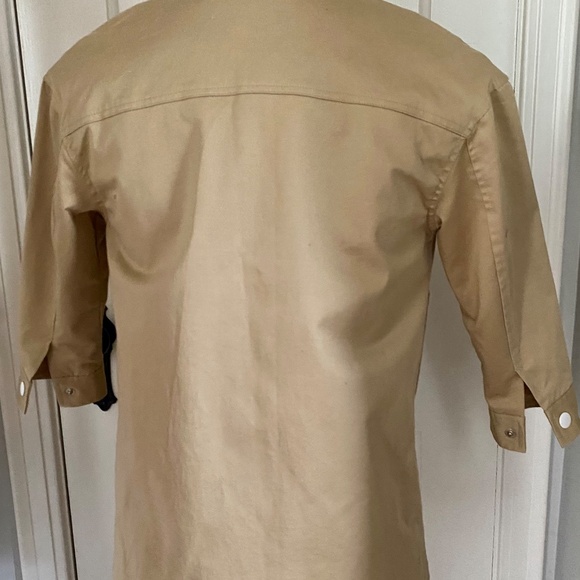 Child's Khaki Trench Coat, Jacket. Uncle Cotton, S. 6-7, Like New - Picture 6 of 14